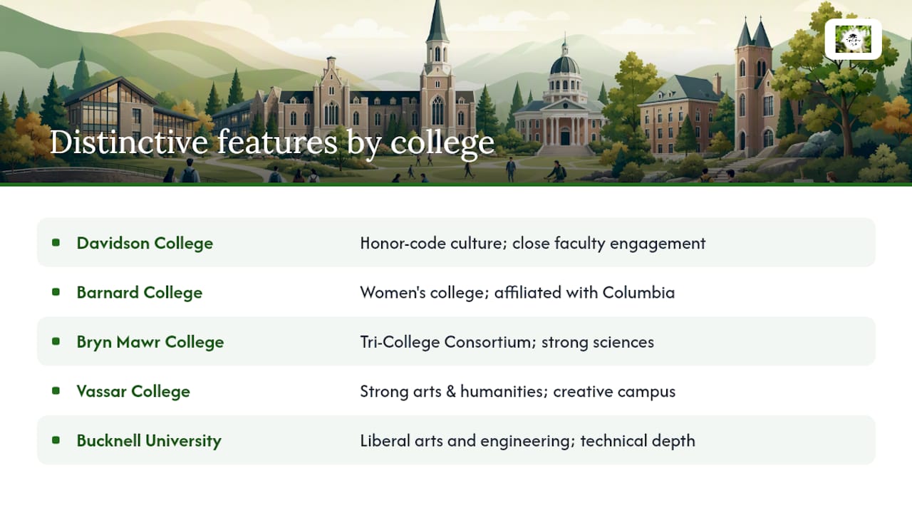 The remaining schools: what sets each one apart — overview diagram