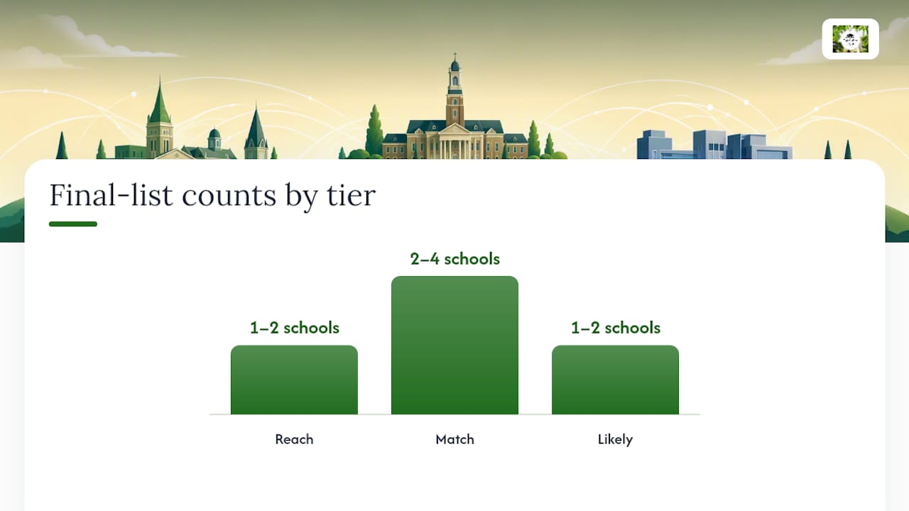 Diagram of college categorization by tier with counts and data sources