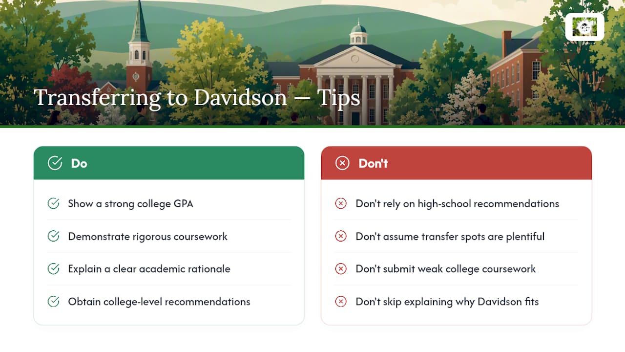 Can You Transfer Into Davidson, and How Hard Is It? — overview diagram