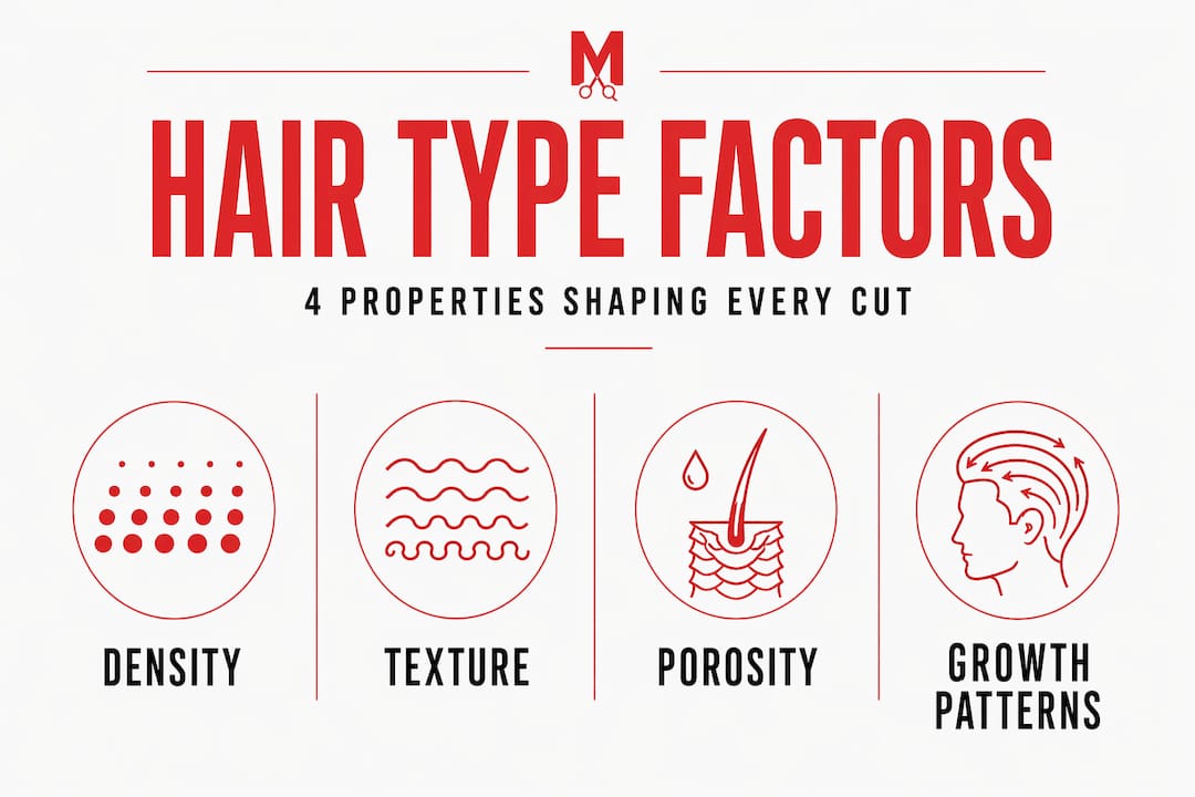 Hair properties hierarchy infographic