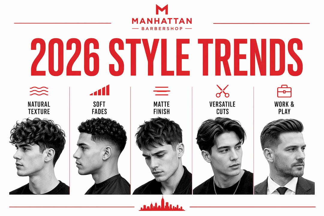 Infographic of 2026 barber style trends hierarchy