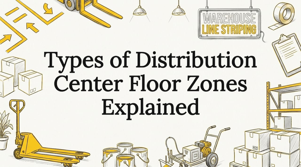 Types of Distribution Center Floor Zones Explained