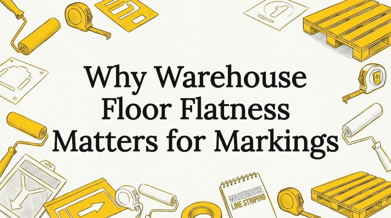 Why Warehouse Floor Flatness Matters for Markings