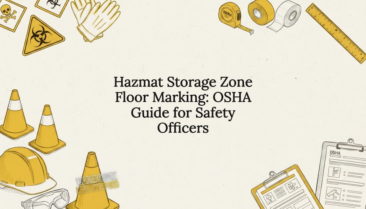 Hazmat Storage Zone Floor Marking: OSHA Guide for Safety Officers
