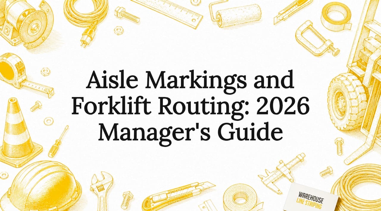 Aisle Markings and Forklift Routing: 2026 Manager's Guide