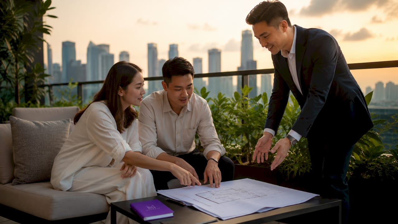 Singapore couple consulting design-build professional