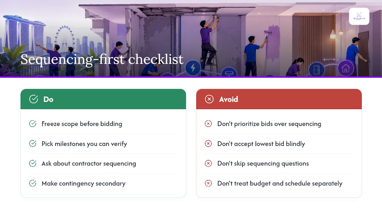 Why Most Renovation Advice Gets the Order Wrong — overview diagram