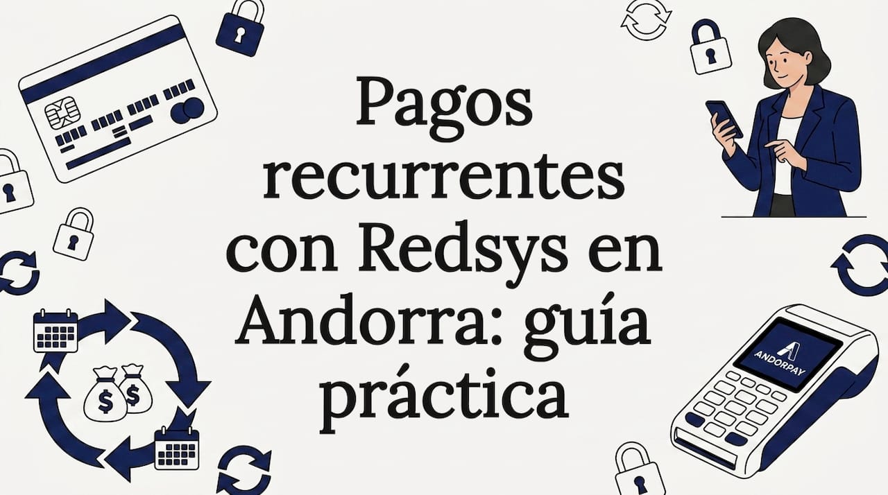 Tarjeta, TPV y elementos decorativos alrededor del título