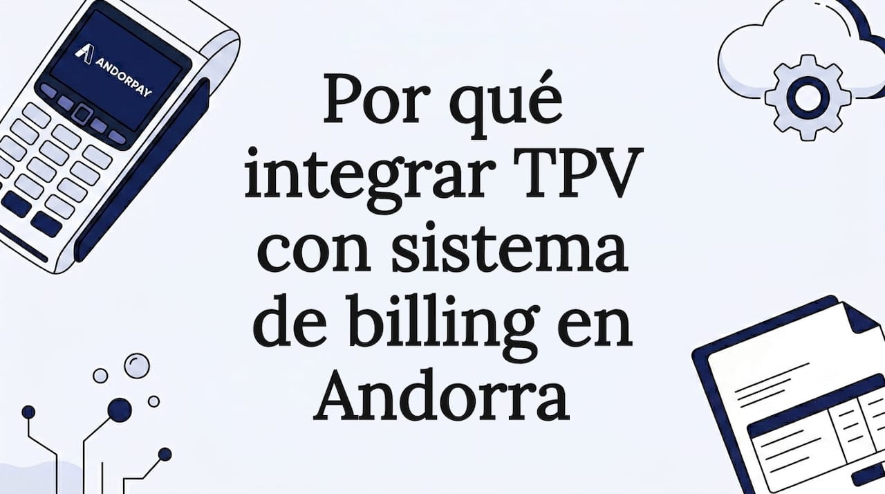 Imagen principal con un TPV y una factura