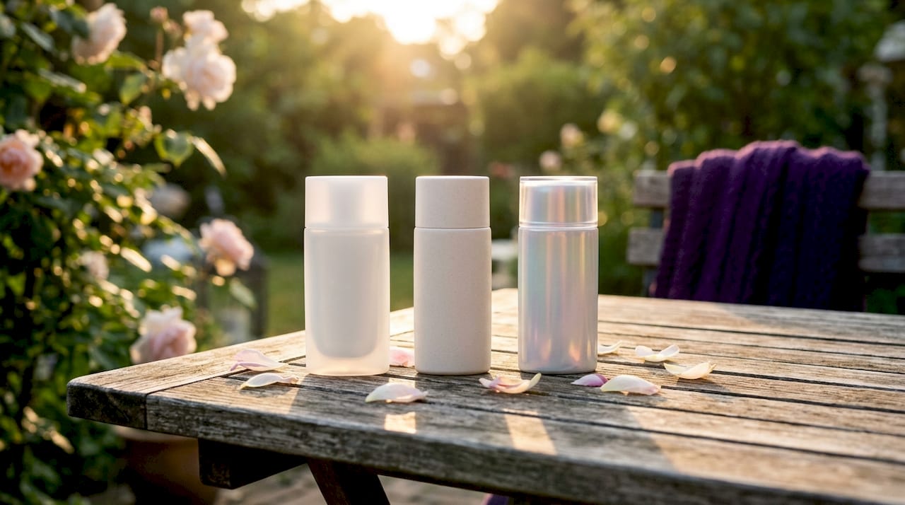 Three Korean sunscreen bottles representing types