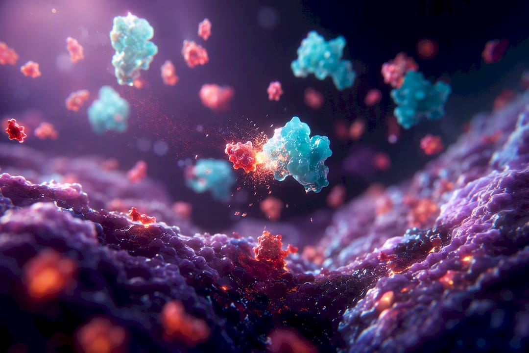 Visual metaphor of antioxidant action in skin