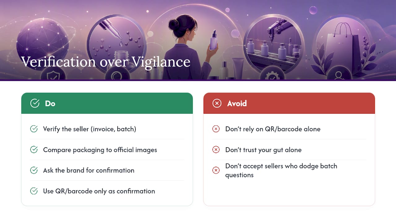 Our Take: Verification Beats Vigilance — overview diagram