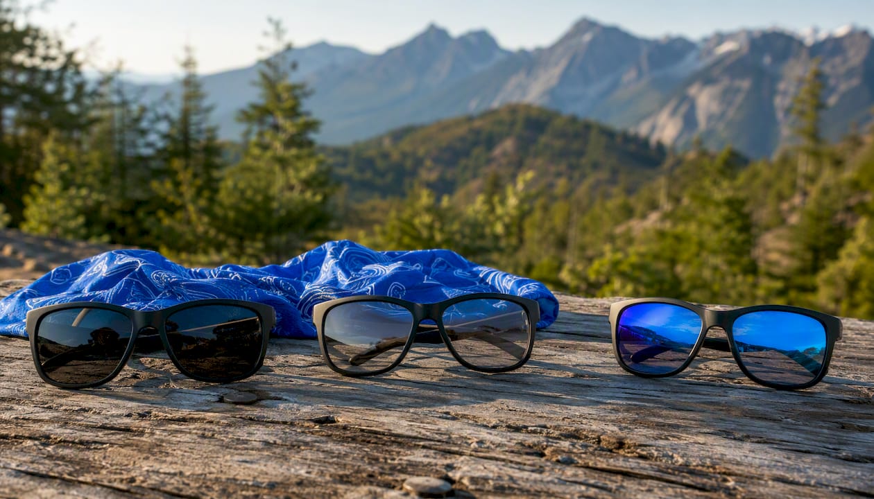 Hiking sunglasses lens technology types