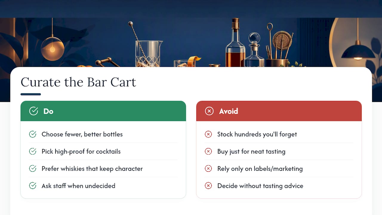 Bottle Grove's Take on Curating for the Bar Cart — overview diagram