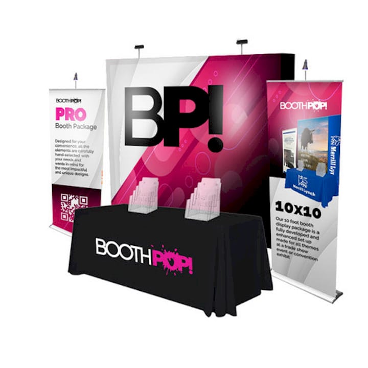BoothPOP! Complete Trade Show Pro Booth Package (E)