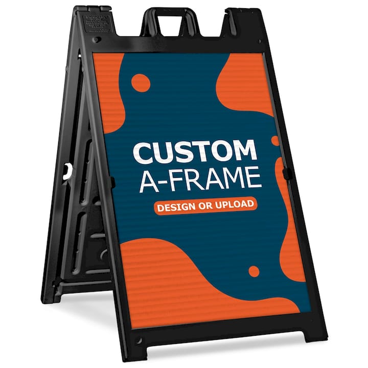 Amazon.com : GotPrint Custom A-Frame Sign | 24"x36" Design Your ...