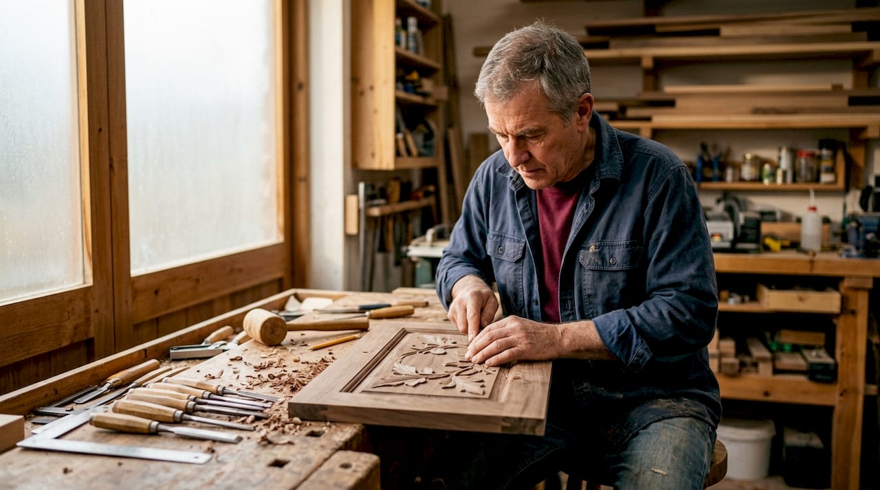 Mobili realizzati su misura, frutto della maestria delle mani artigiane che lavorano il legno con passione e precisione.