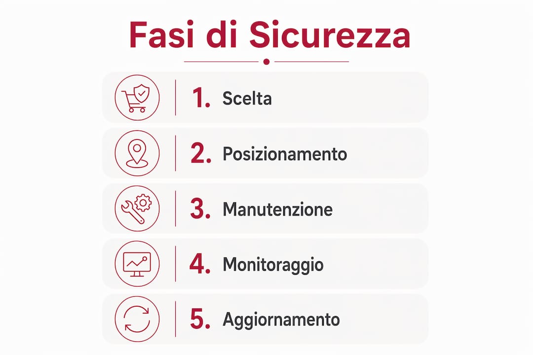 Infografica: tutti i passaggi per garantire la sicurezza dei tappeti in casa