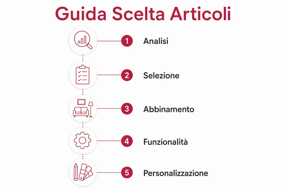 Infografica: consigli pratici per scegliere al meglio gli articoli per la casa