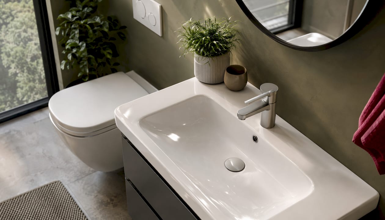 Soluzioni di rubinetteria dal design moderno per ridurre il consumo d’acqua in bagno