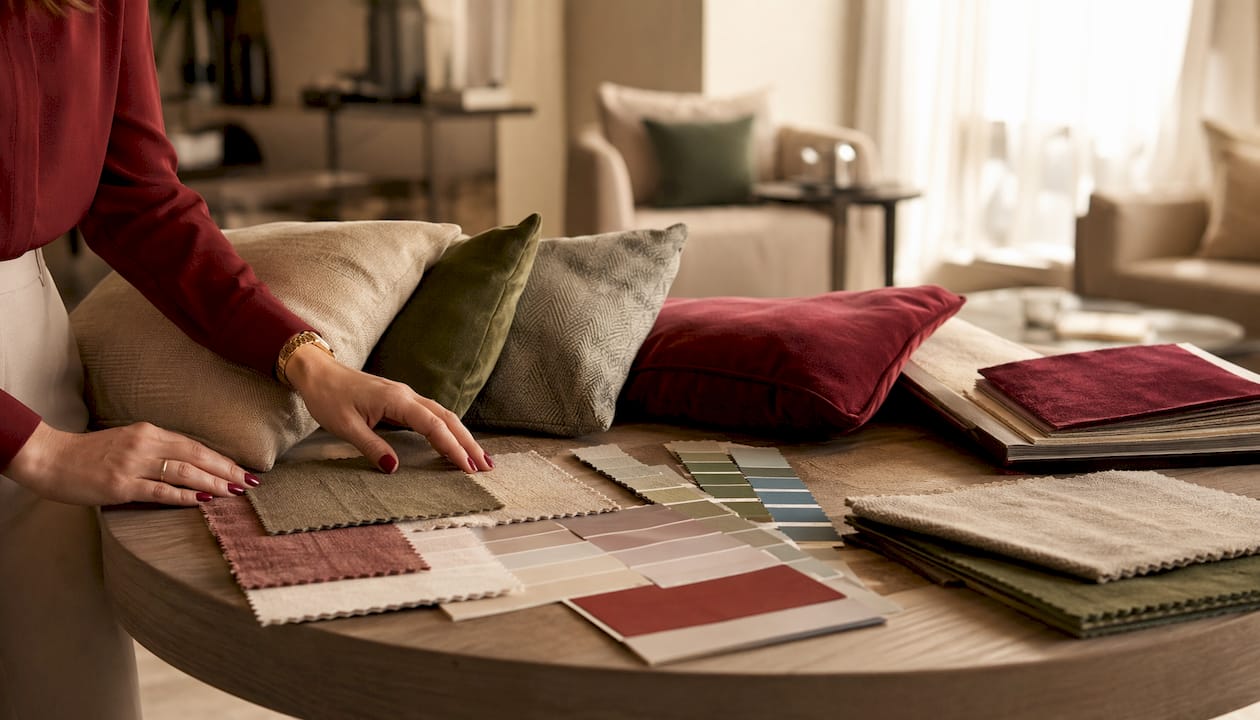 Come abbinare tessuti e cuscini per valorizzare i colori in casa