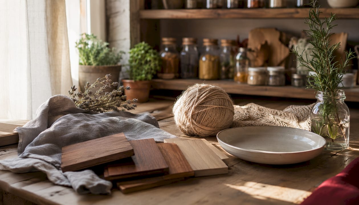 I materiali naturali che caratterizzano lo stile hygge