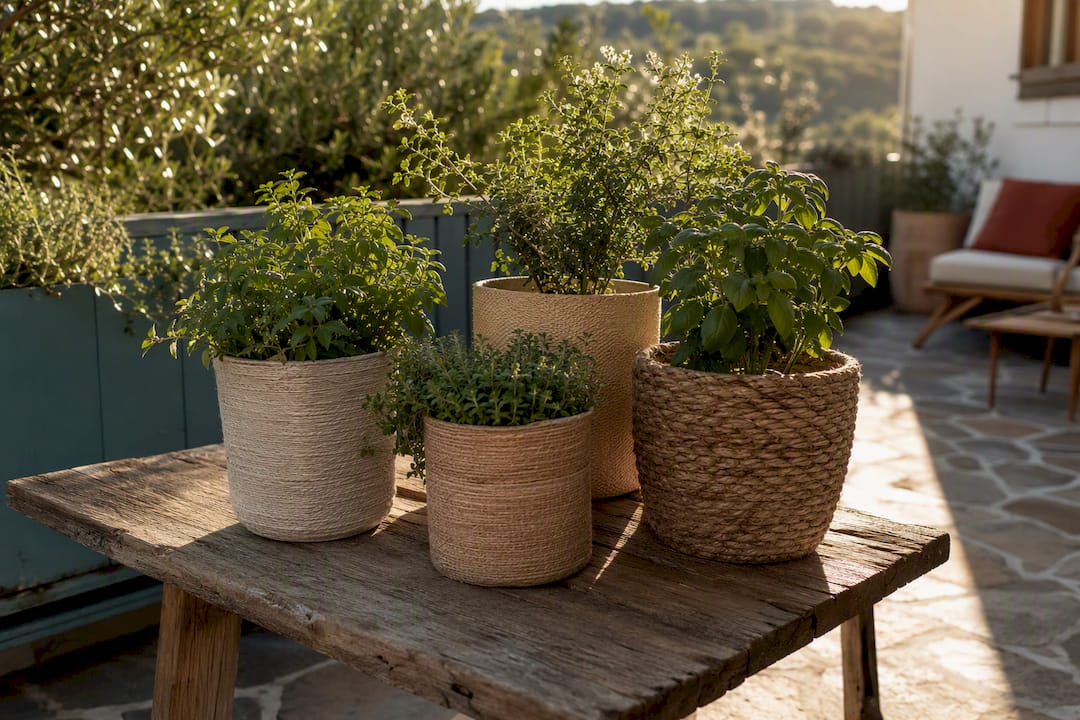 Vasi ecosostenibili per il balcone