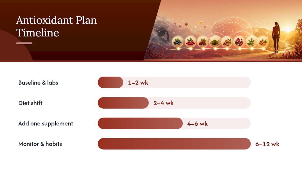 Six to twelve week brain fog improvement timeline