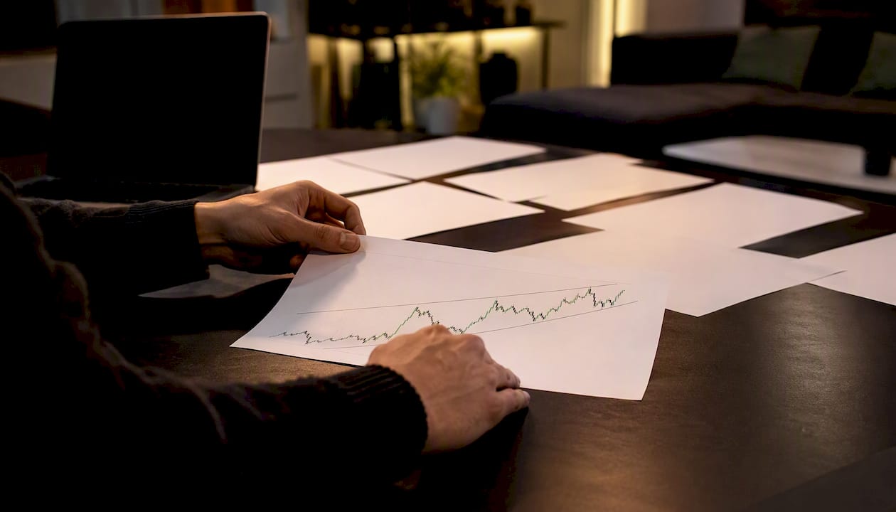 Trader narrowing trading setups selection