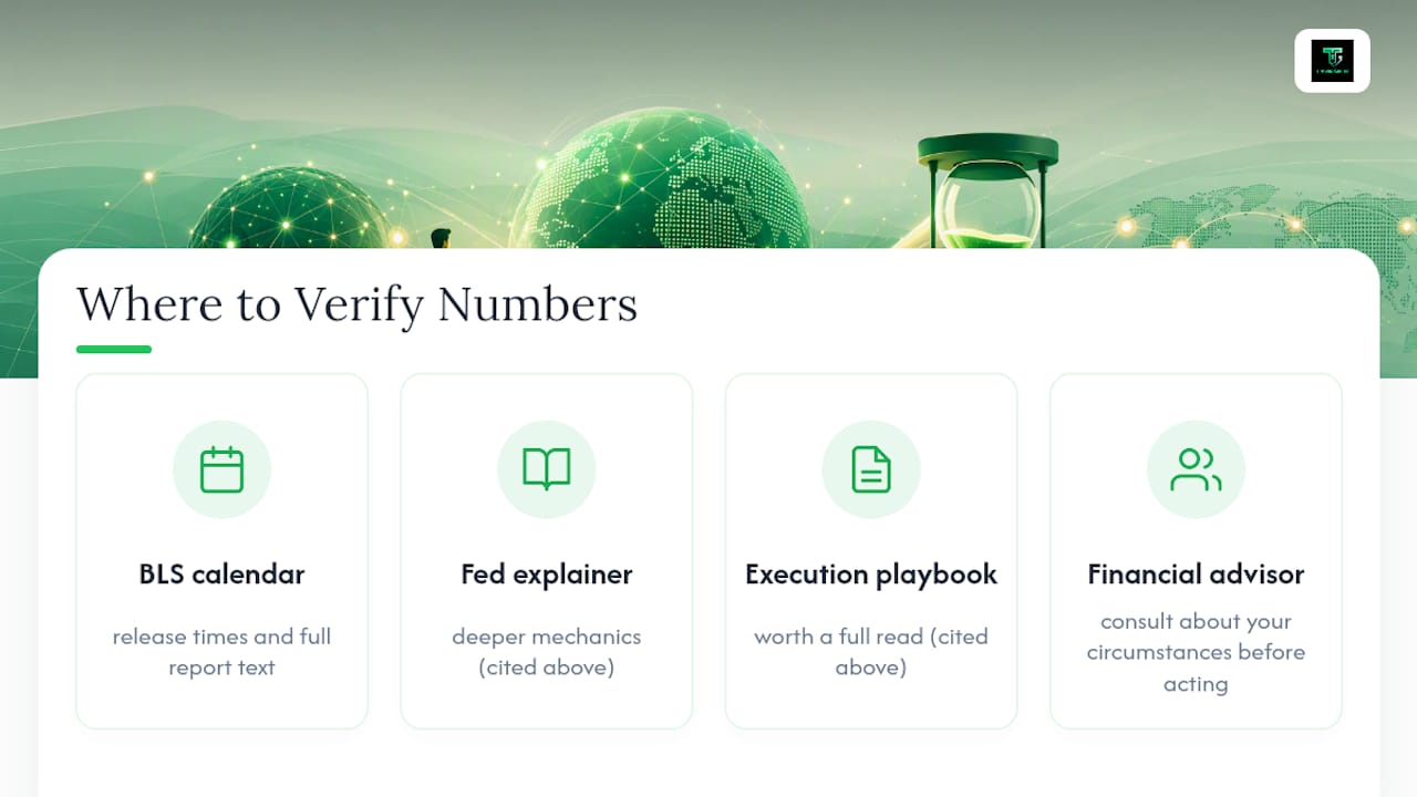Where to Verify These Numbers Yourself — overview diagram