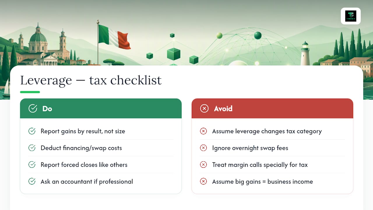 Leverage and Margin Trading: What Changes for Tax Purposes — overview diagram