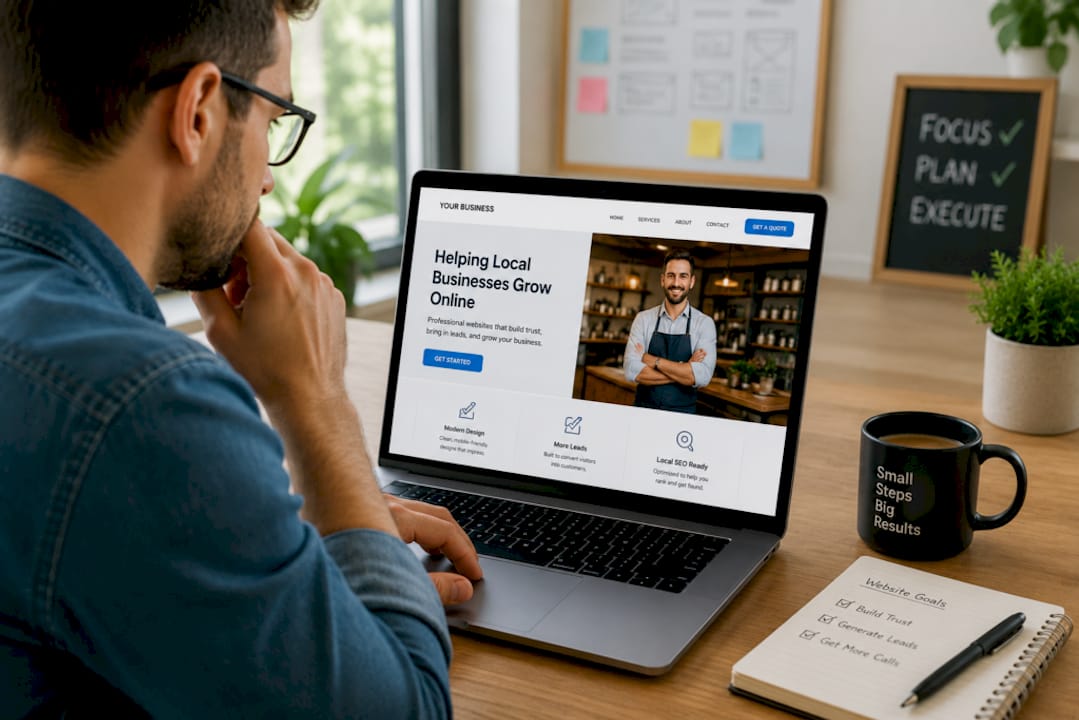 Remote Web Designer for Small Business That Gets Leads