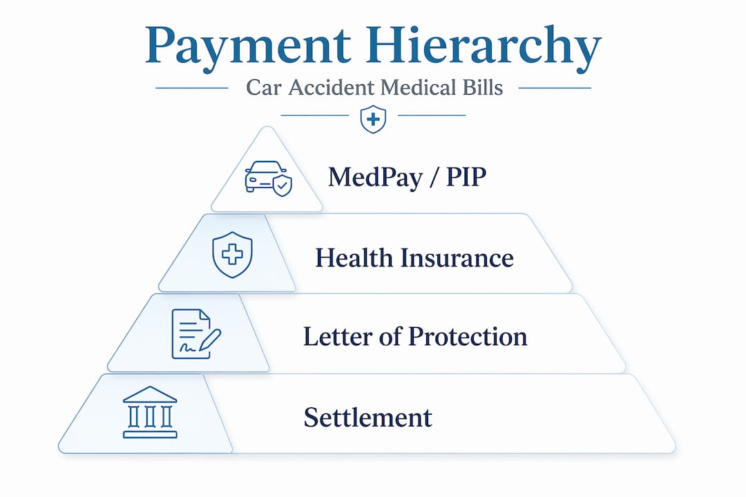 Payment hierarchy for car accident medical bills