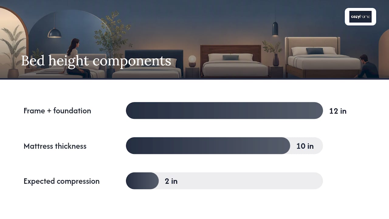How Do You Measure Your Ideal Bed Height? — overview diagram