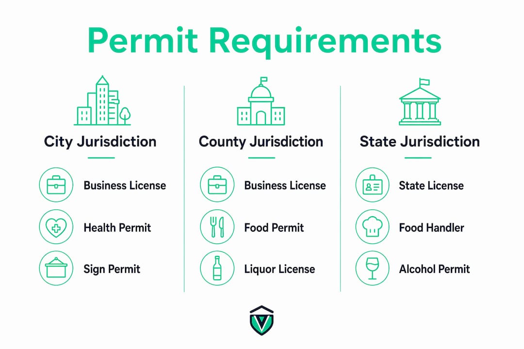 Infographic comparing permits by jurisdiction type
