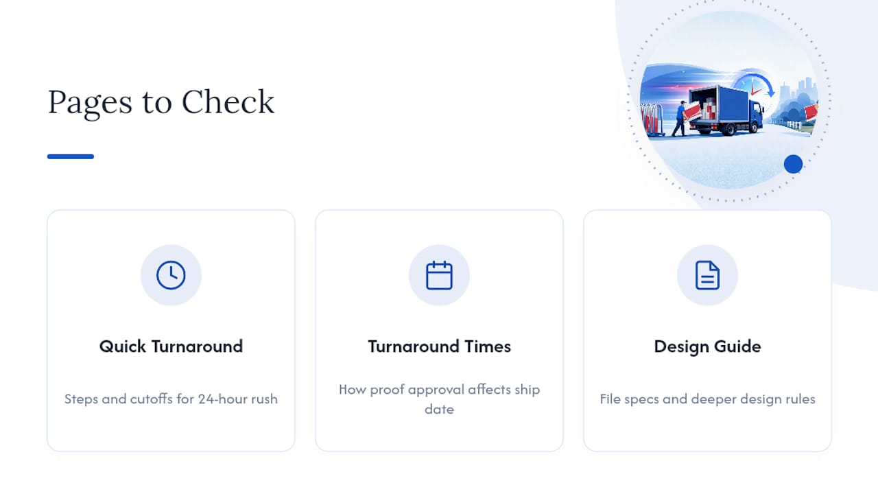 Where to Check Specs Before You Order — overview diagram