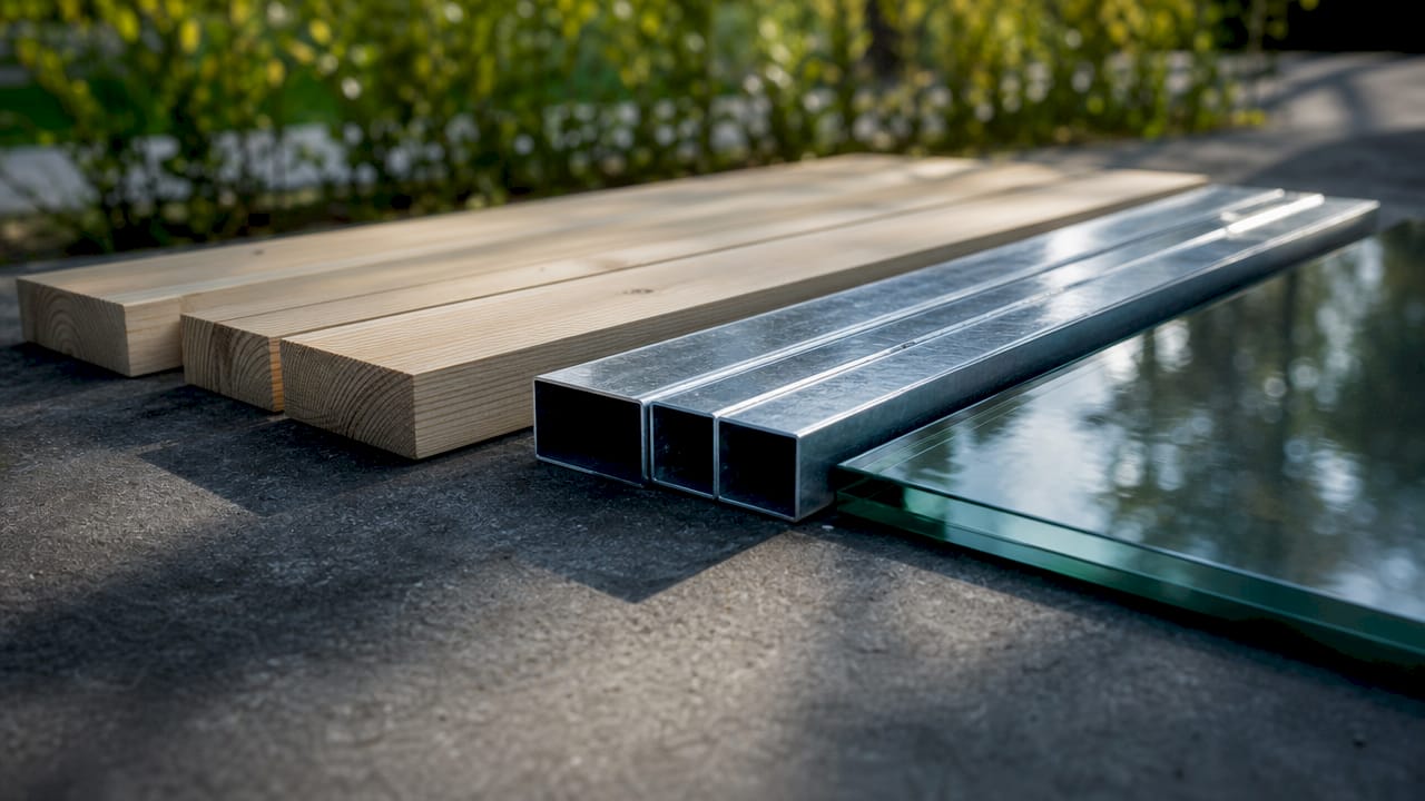 Materialval för hållbara bänkbord utomhus