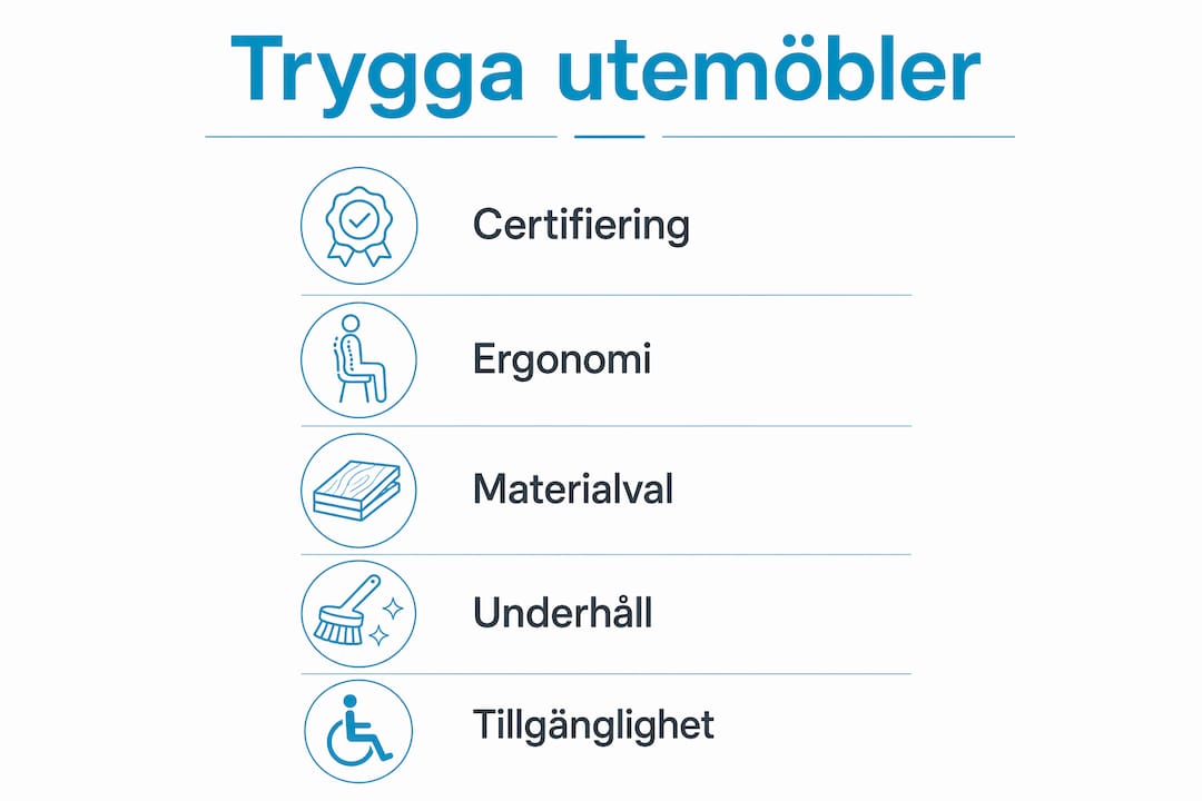 Översikt: Viktiga saker att tänka på när du väljer utemöbler för seniorer