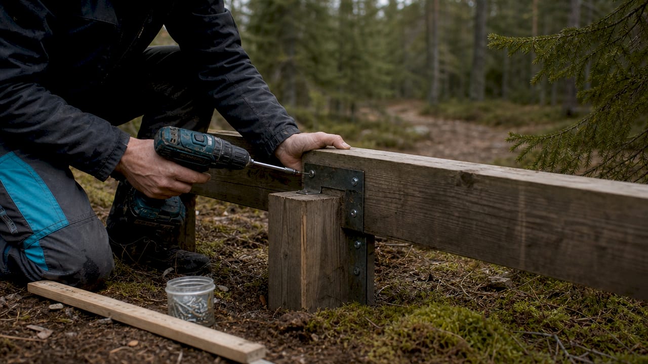 Så bygger du hållbara träbänkar för utomhusbruk i norrländskt klimat