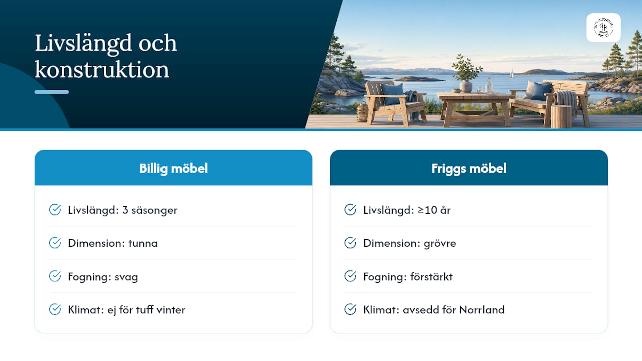 Friggs perspektiv på trämöbler för nordiskt klimat — overview diagram
