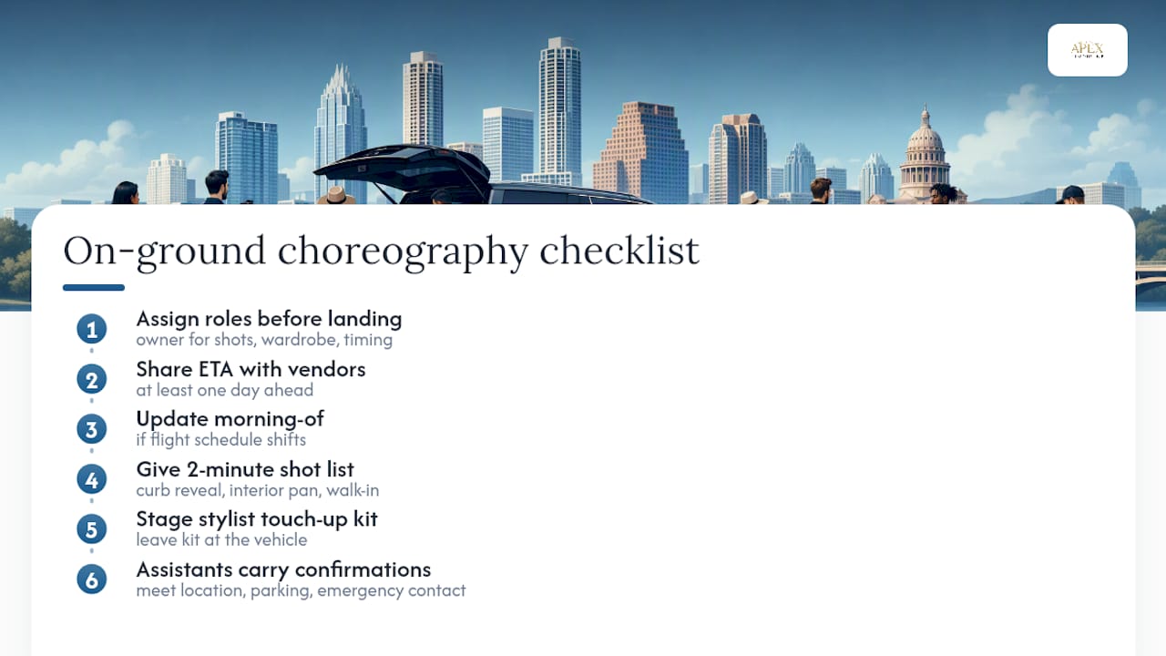 Working With Photographers, Stylists, and Assistants on the Ground — overview diagram