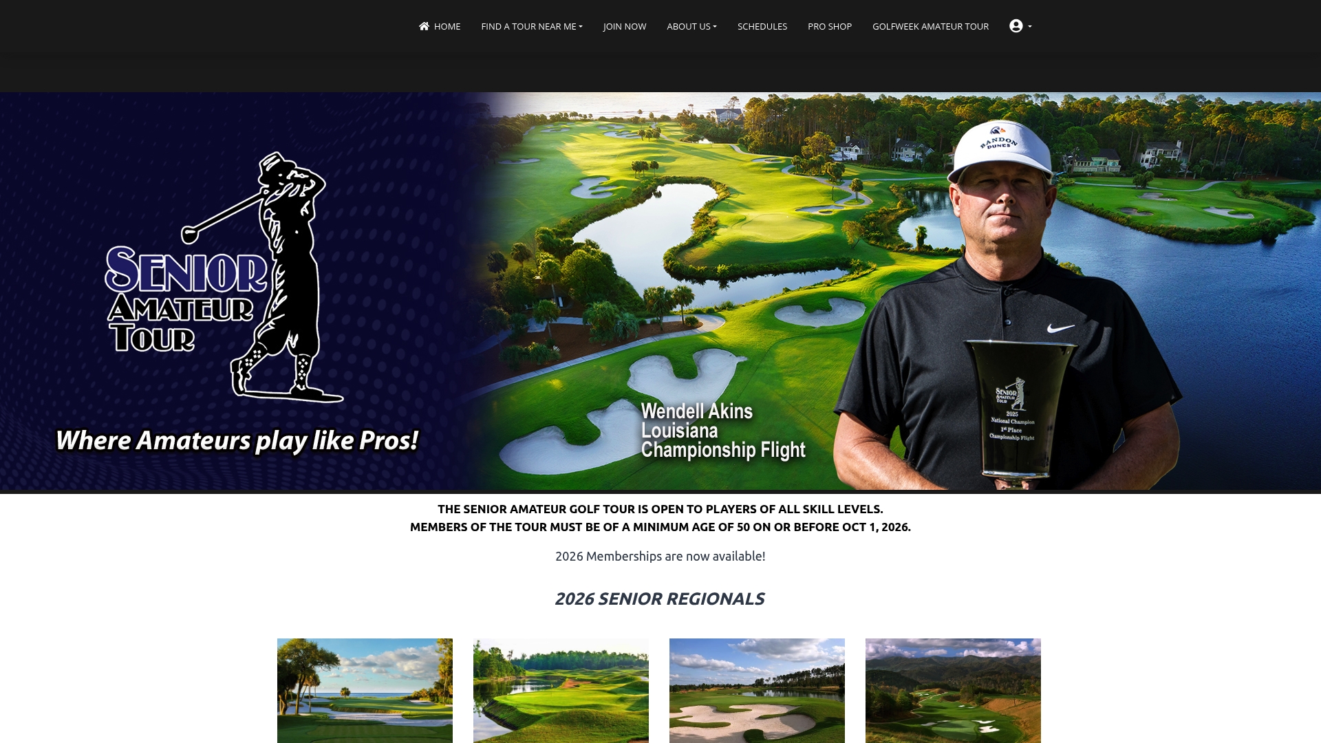 https://senioramateurgolftour.net