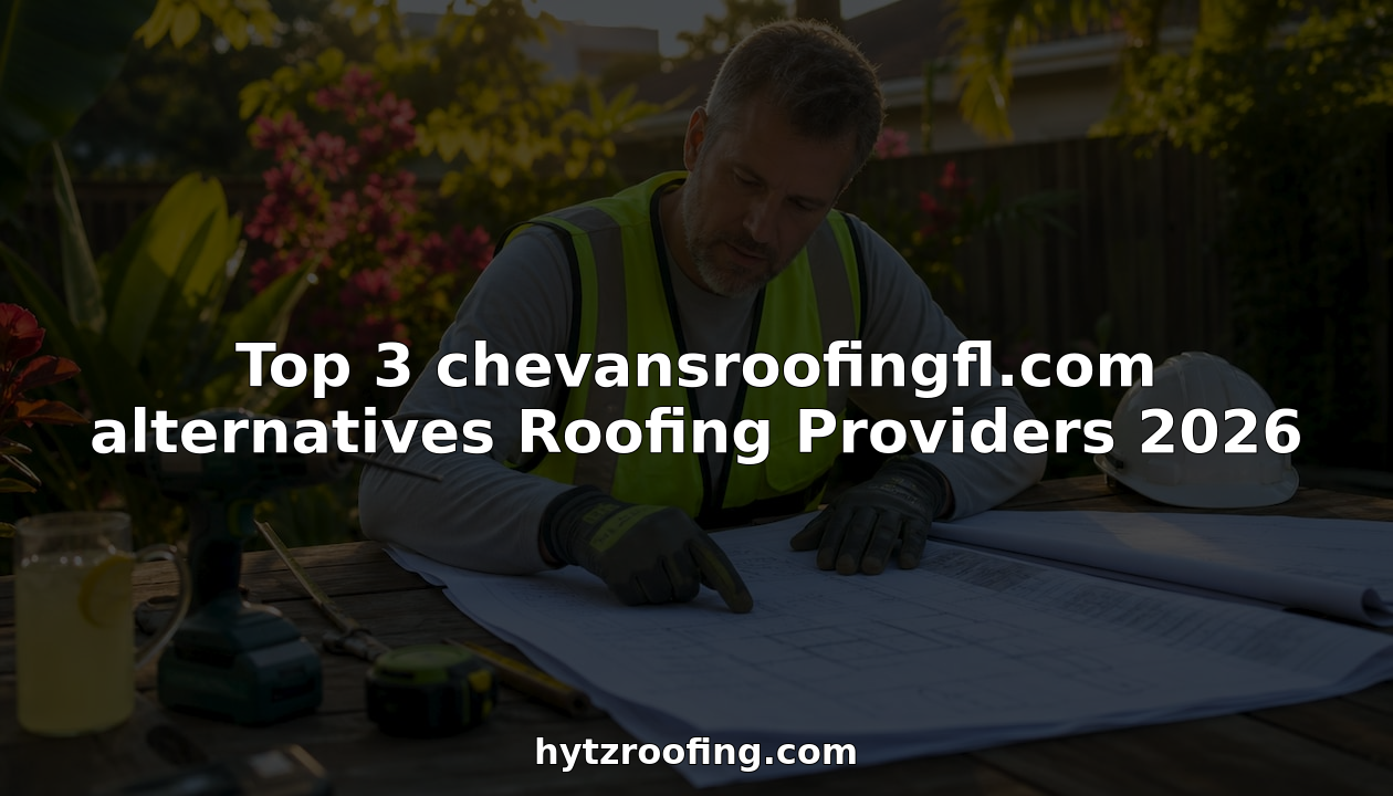 Roofing contractor reviewing blueprints outdoors