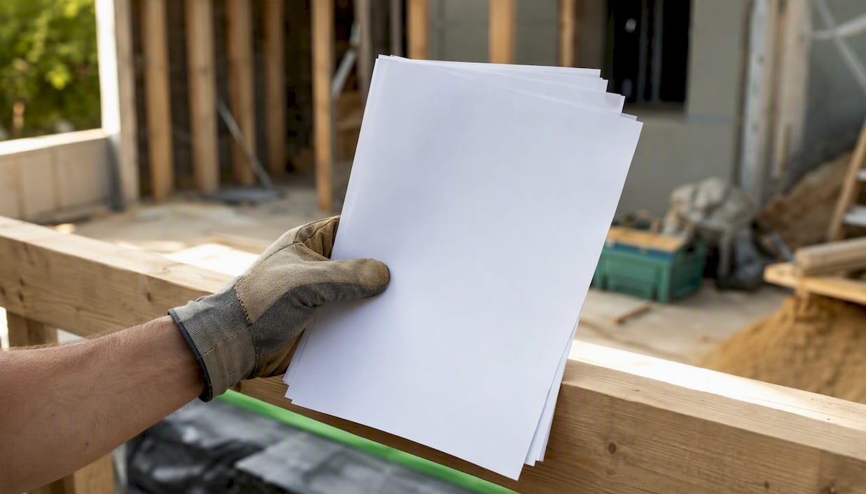 Contractor holding insurance certificates
