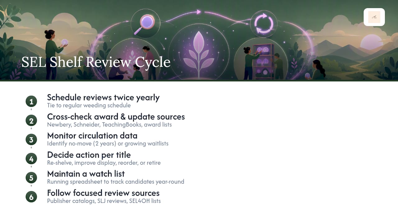 Keeping Your SEL Shelf Current Year After Year — overview diagram