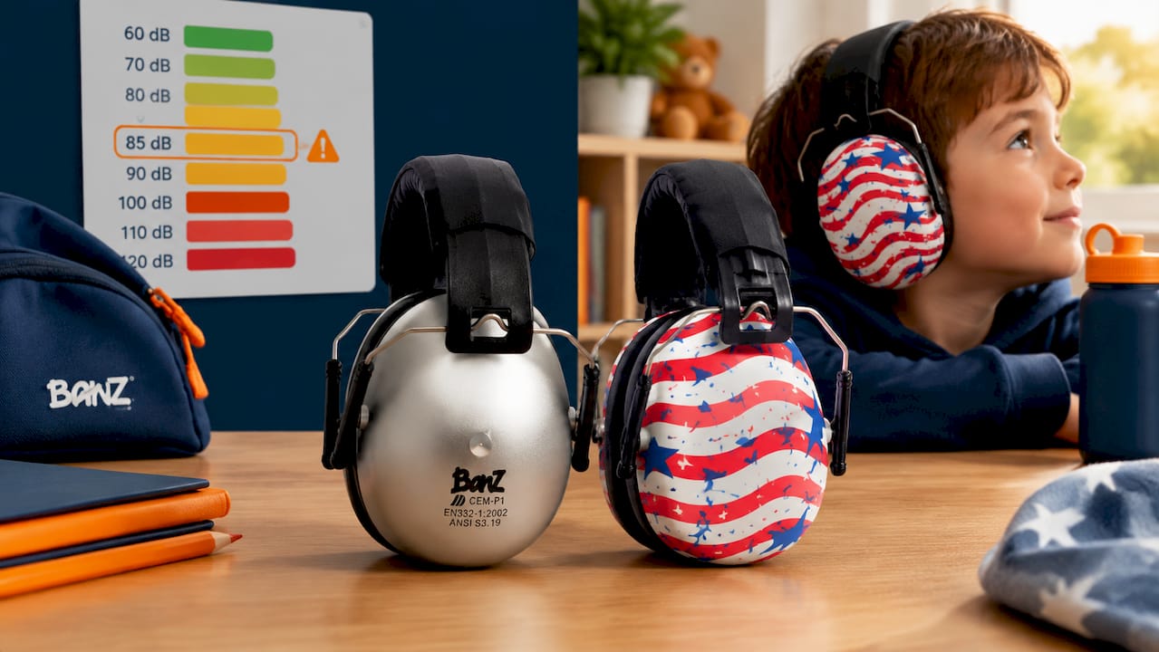 Kids Hearing Protection Earmuffs - Solids