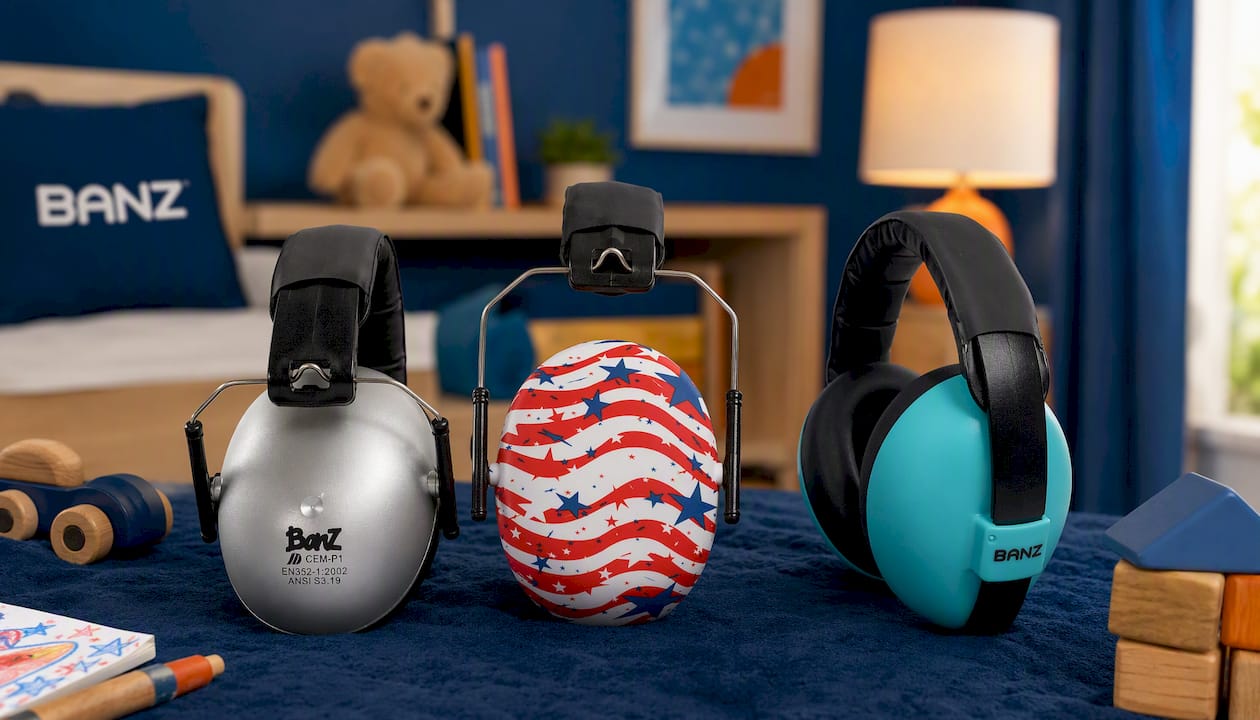 Kids Hearing Protection Earmuffs - Solids