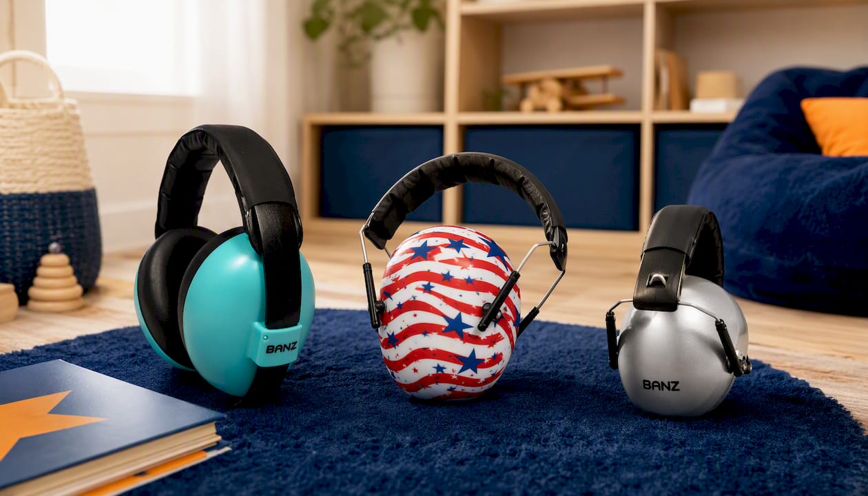 Kids Hearing Protection Earmuffs - Solids