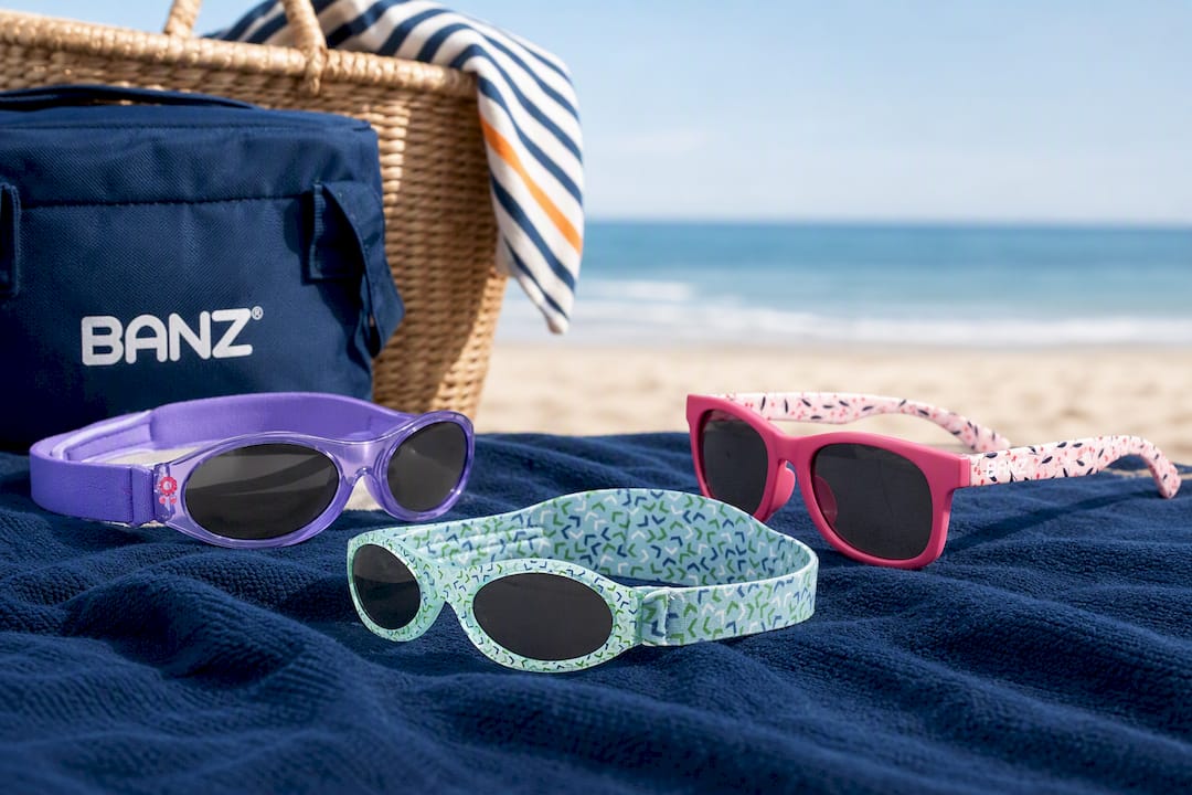 Baby Wrap Around Sunglasses - Bubzee Polarized Wrap Around