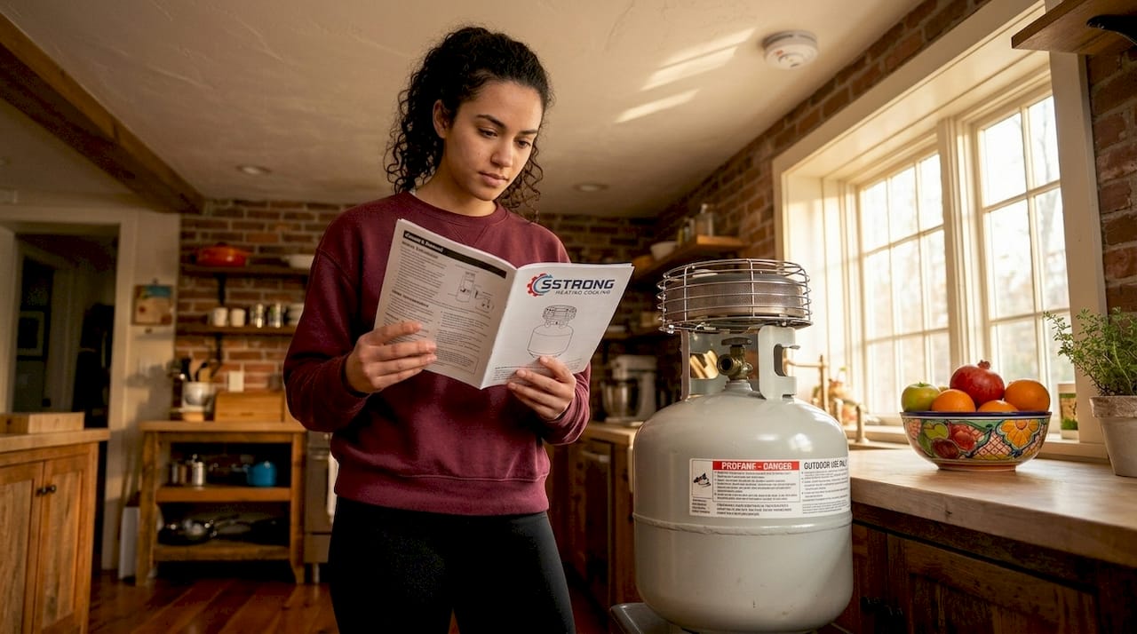 What Is An Emergency Heating Alternative For Your Home 3 Reading Instructions For Propane Heater In Kitchen